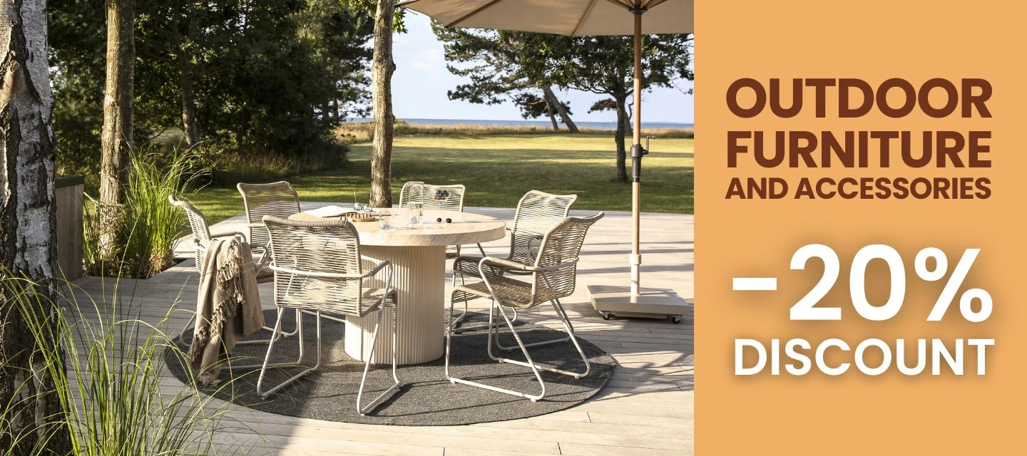 Outdoor furniture - 20% discount