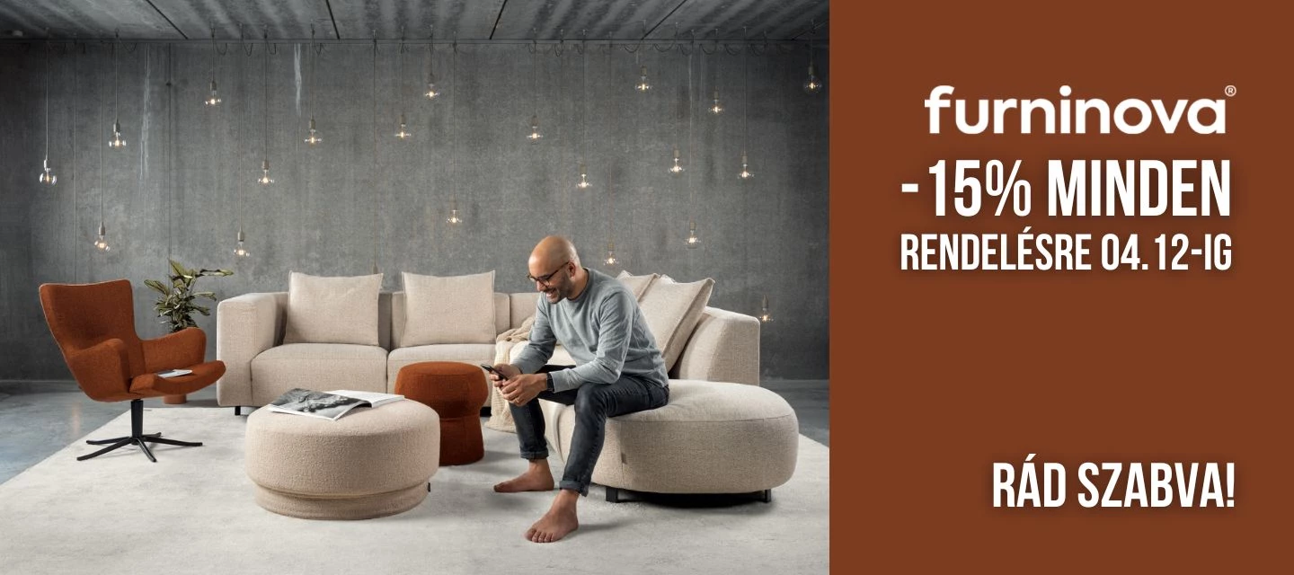 -15% minden Furninova rendelésre