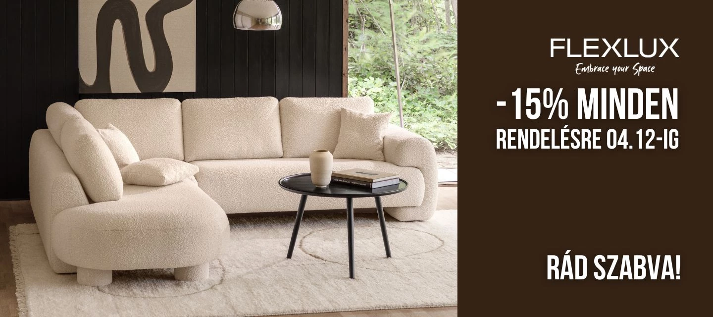 -15% minden Flexlux rendelésre