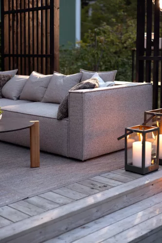 Muki garden sofa right end module