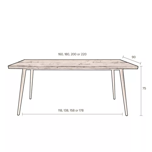Alagon dining table