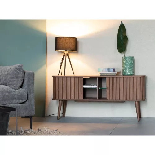 Barbier cabinet with sliding doors