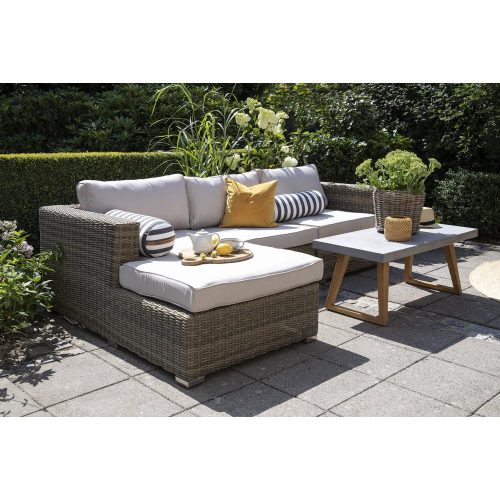 Calvi kerti kanapé, karfás záró modul