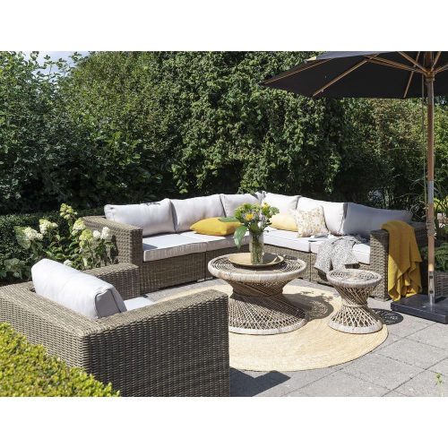 Calvi kerti kanapé, karfás záró modul