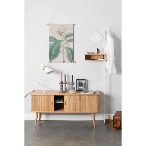 Barbier cabinet with sliding doors