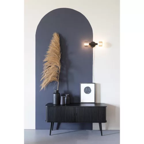 Barbier cabinet with sliding doors