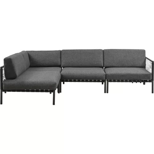 Horizon modular outdoor sofa, end module
