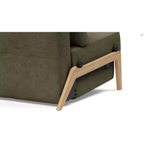 Cubed 160 wood sofa bed