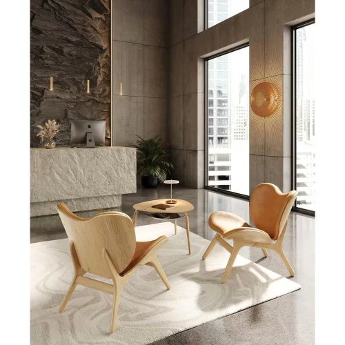 Clava Up Wood wall lamp