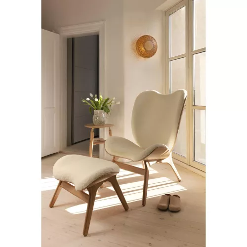 Clava Up Wood wall lamp