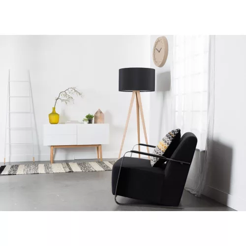 Tripod Wood floor lamp