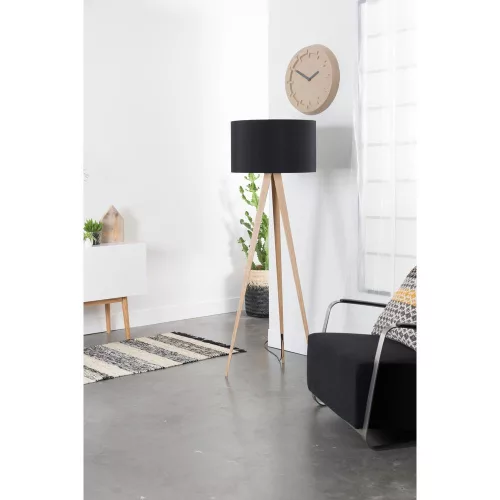 Tripod Wood floor lamp