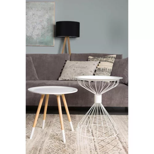 Tripod Wood floor lamp