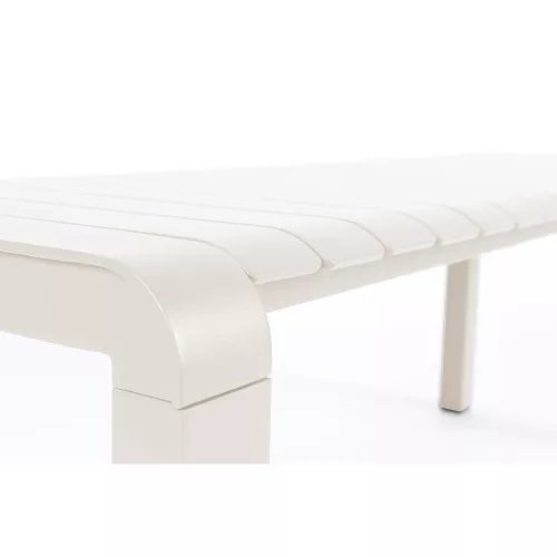 Vondel kerti pad, fehér, 175x45 cm