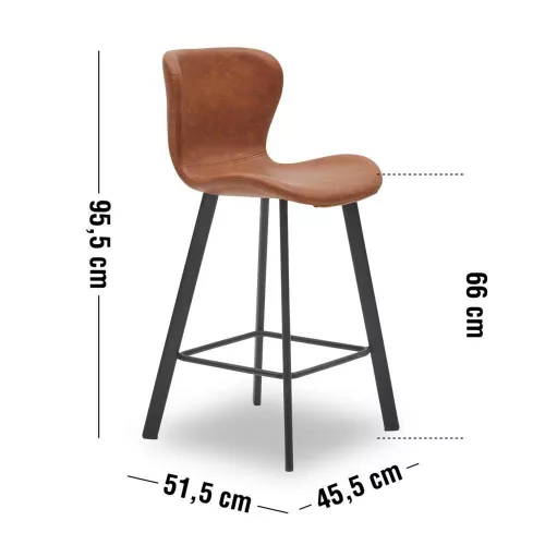Batilda alacsony design bárszék