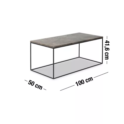 Square dohányzóasztal