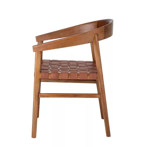 Vitus design étkezőszék, barna bőr