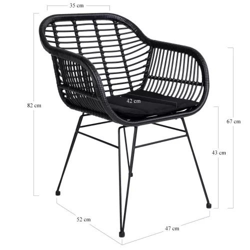 Trieste outdoor armchair