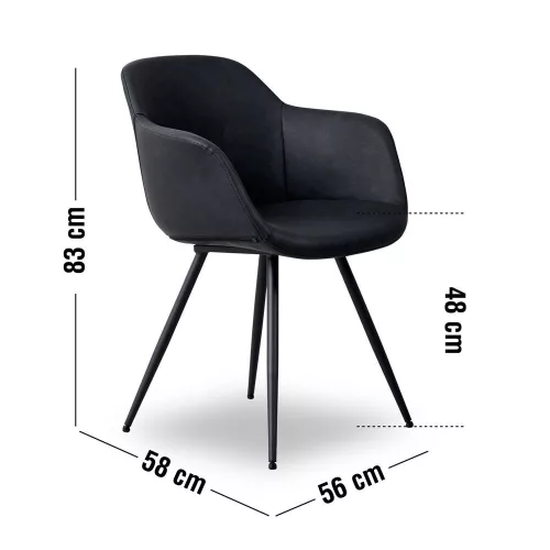 Ryder design karfás szék