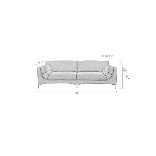 Balcony 3 személyes kanapé