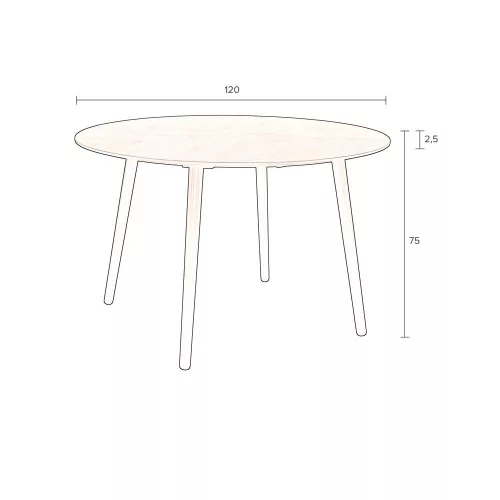 Clover dining table