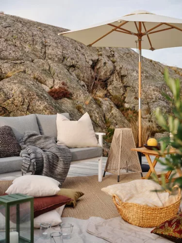 Samvaro High 3-seater garden sofa
