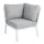 Samvaro High garden sofa corner module