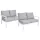 Samvaro High garden sofa end module