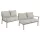 Samvaro High garden sofa end module