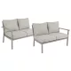 Samvaro High garden sofa end module