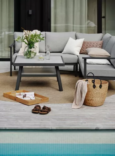 Samvaro Low Garden Sofa End Module