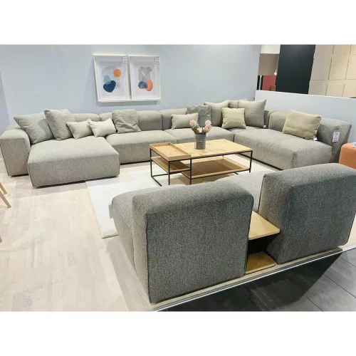 Edda armchair set with table