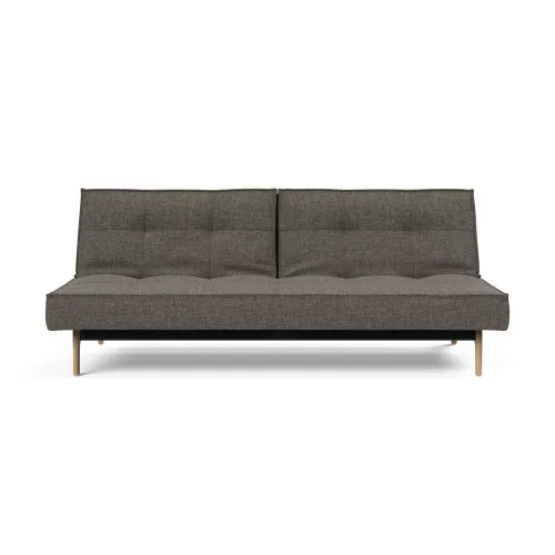 Splitback Eik sofa bed, oak