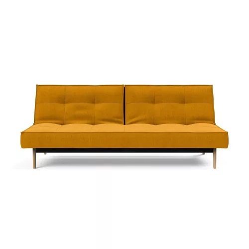 Splitback Eik sofa bed, oak