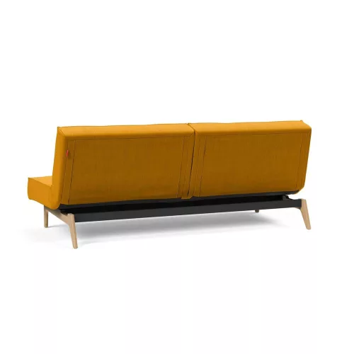 Splitback Eik sofa bed, oak