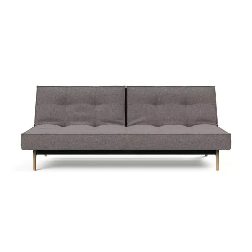 Splitback Eik sofa bed, oak