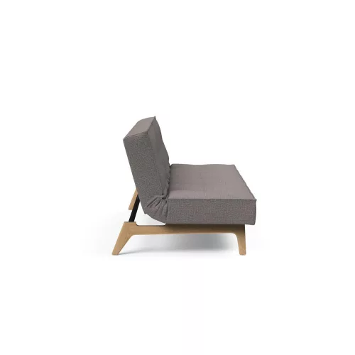 Splitback Eik sofa bed, oak