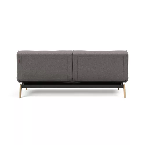 Splitback Eik sofa bed, oak