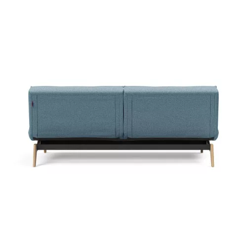 Splitback Eik sofa bed, oak
