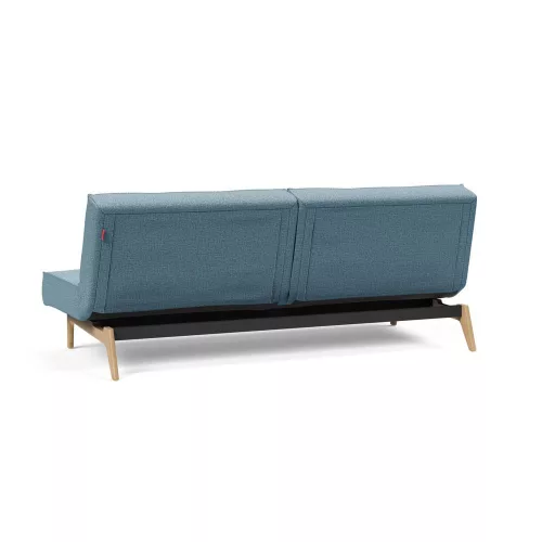 Splitback Eik sofa bed, oak