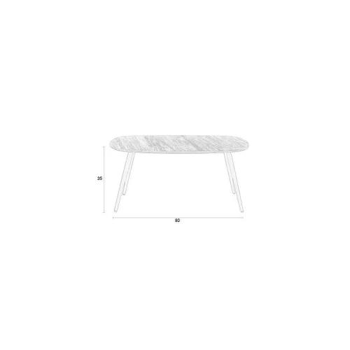 Gualdo dohányzóasztal