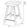 Stool Vander design szék