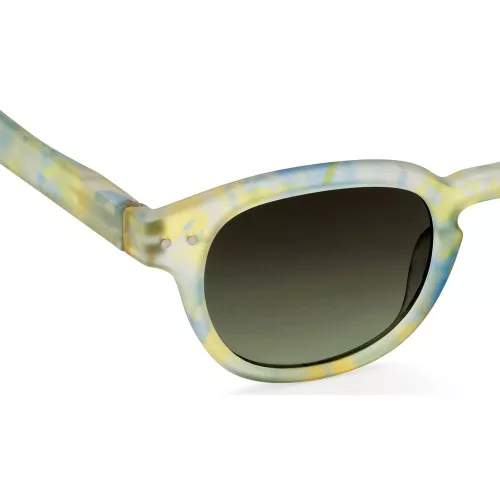 IZIPIZI RETRO napszemüveg, sárgáskék, szürke lencse