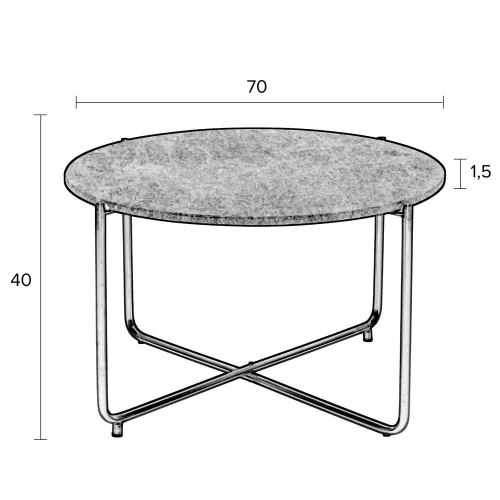 Timpa dohányzóasztal