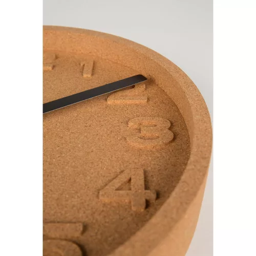Cork wall clock