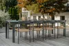 Lomma XL extendable garden dining table 