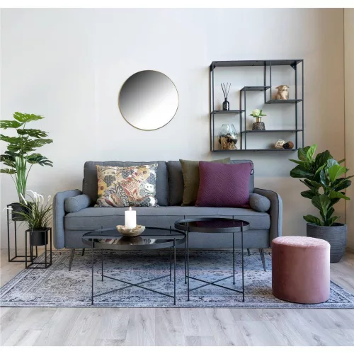 Jersey mirror, round