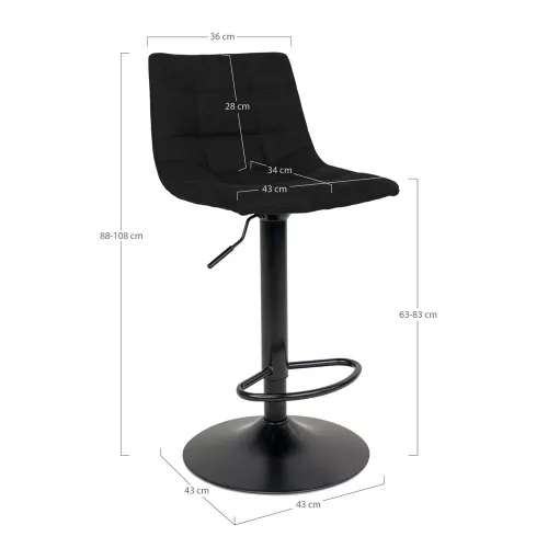 Middelfart bar stool
