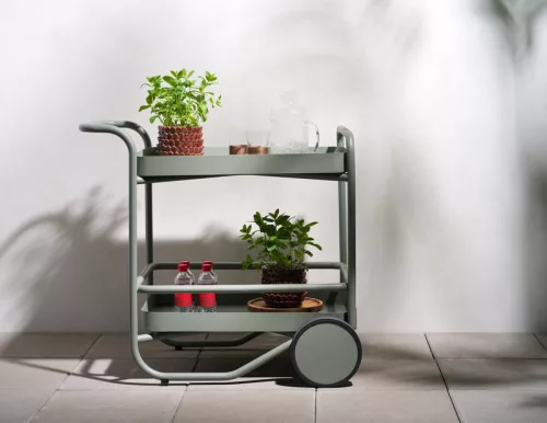 Trolly kerti zsúrkocsi