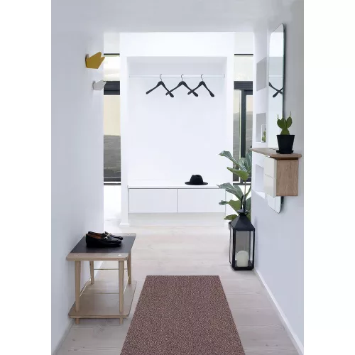 One More Look mirror with white oak shelf